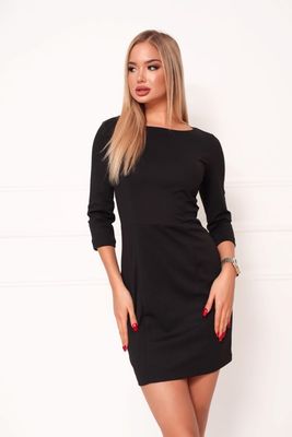 Krepp Minikleid