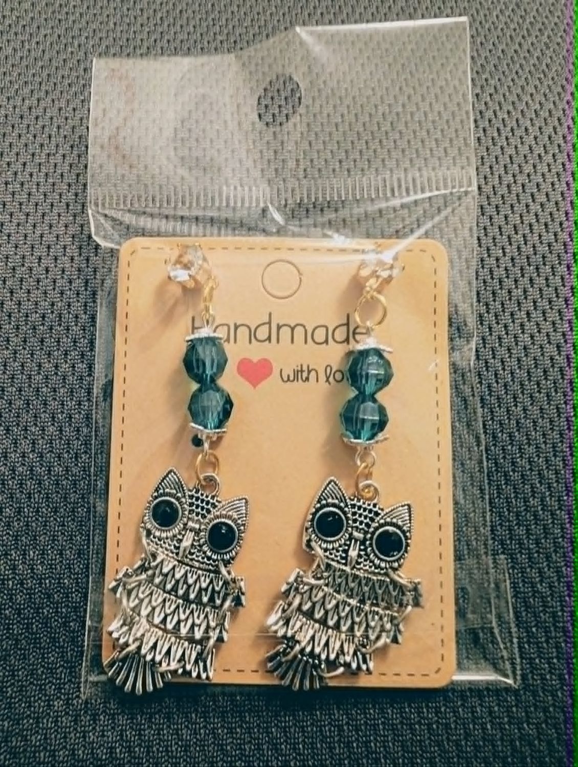 Unique Handcrafted Owl Earrings