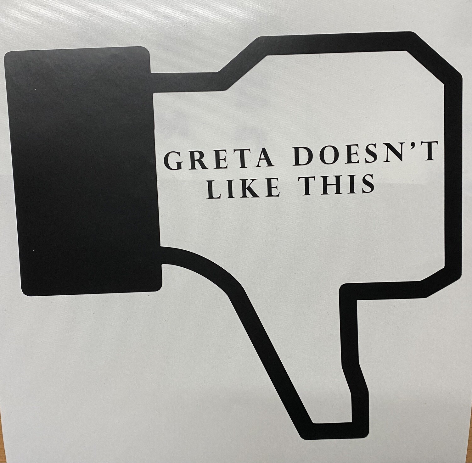 Greta Doesn't Like This Decal