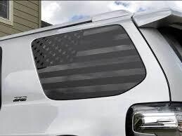 American Flag Quarter Panel Window DIY Decal