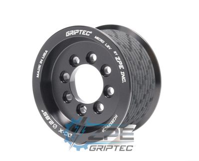 2.85&quot; 10 Rib ZPE GripTec® 2pc HellCat L2V Black Pulley &amp; Hub Kit