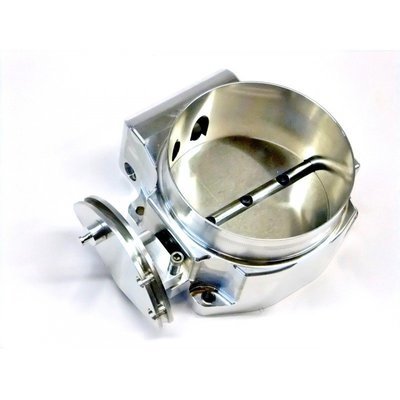 Nick Williams Billet 102mm Cable Driven Throttle Body; Finish = Natural