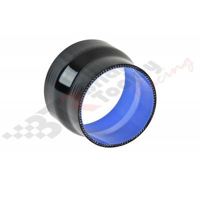 Straight Reducer Silicone Coupling; 4.00"-3.50" Diameter, 3.00" Long, Color = Black