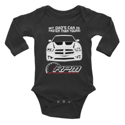 Charger "My Dads Car Is Faster Than Yours!" Onesie  !