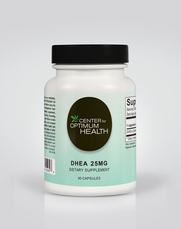 DHEA 25mg, 90 Capsules