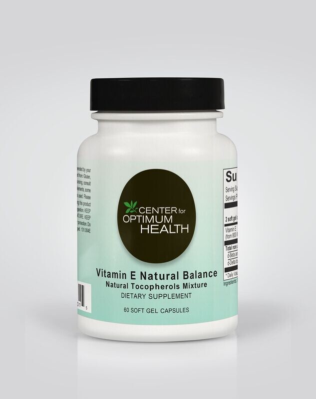 Vitamin E Natural Balance, 60 Caps