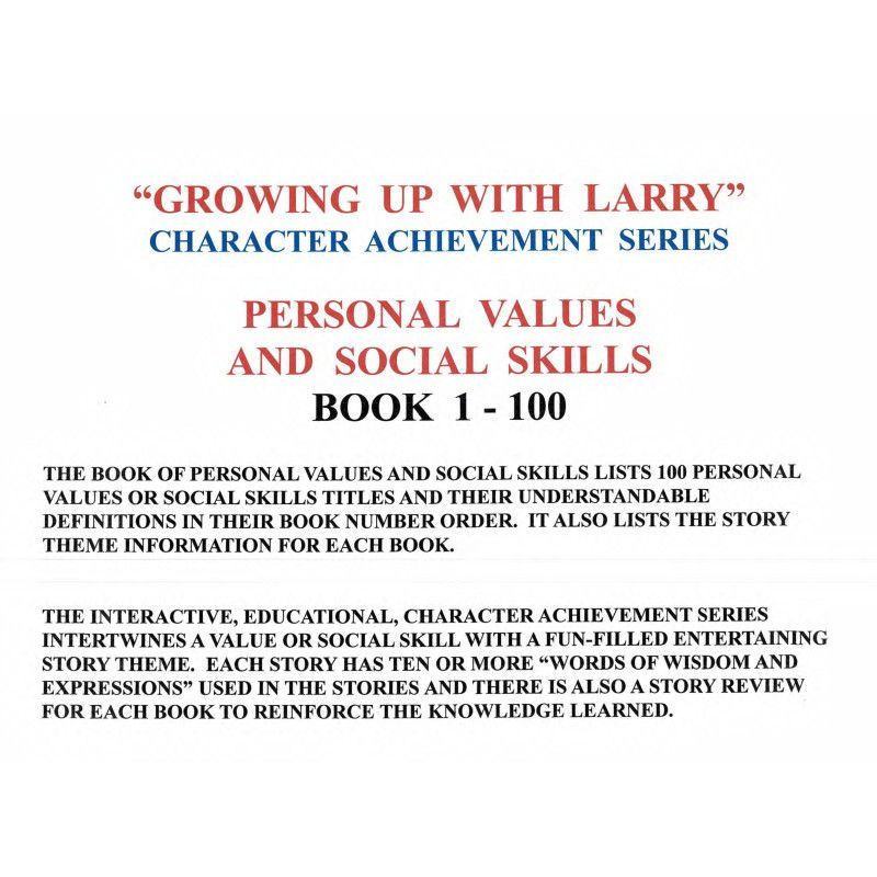 PERSONAL VALUES AND SOCIAL SKILLS REFERENCE BOOK BOOKS 1 THROUGH 100
