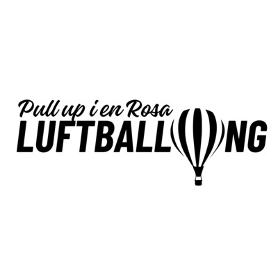 Rosa luftballong dekal