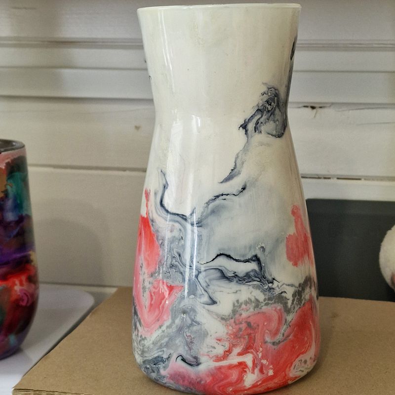 Epoxy Vase live sale