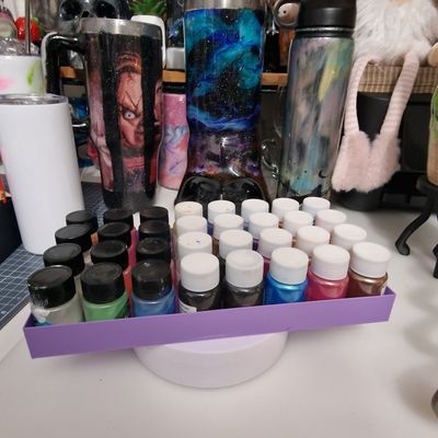 Pigment  or mica pots organizer