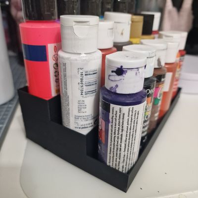Acrylic paint organizer
