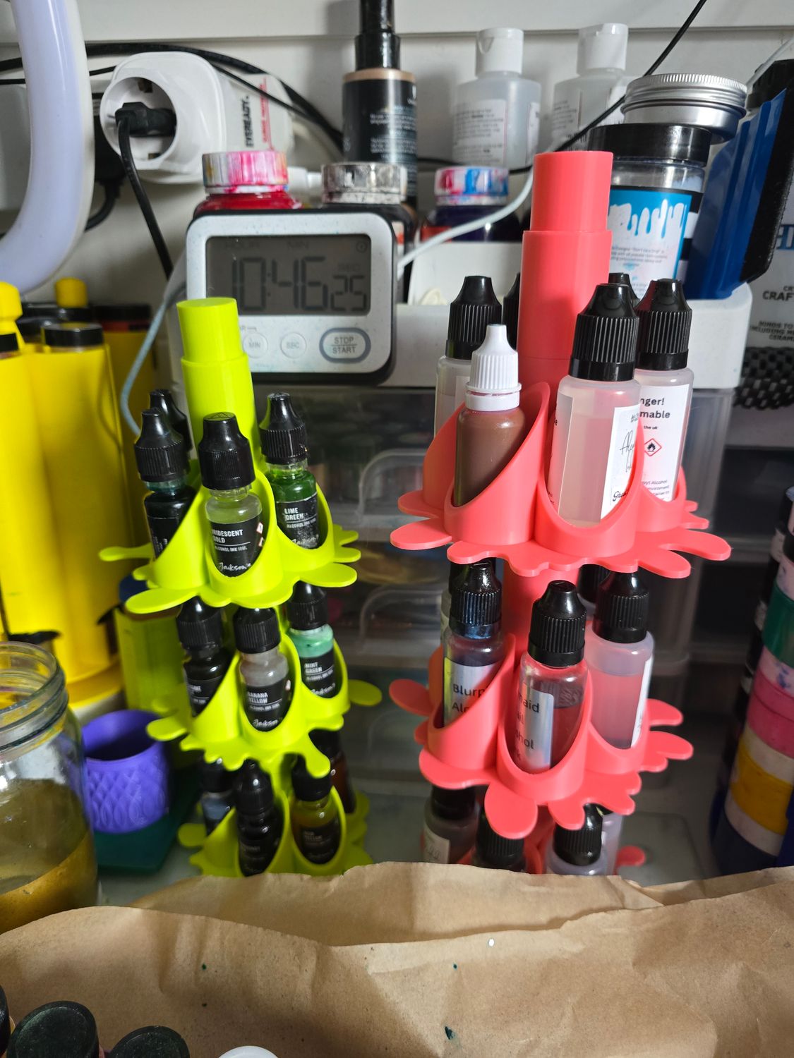 3D Alcohol Inks Carousel Holder Medium