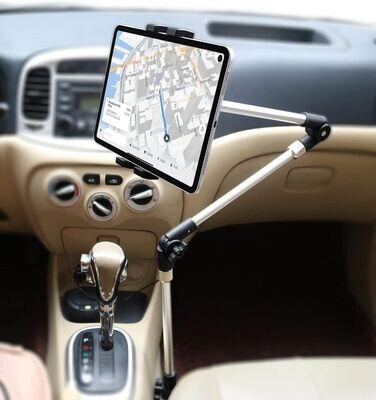 Aozcu Car or Truck Seat Rail Tablet &amp; Camera Holder (1/4 screw)