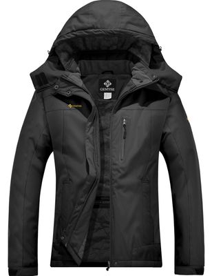 GEMYSE Women&#39;s Winter Waterproof Ski Jacket Mountain Windproof Fleece Coat