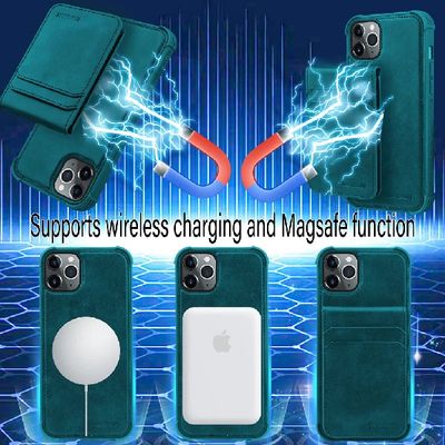 MONASAY Magwallet Case for Apple iPhone 14 Plus.
