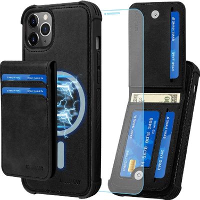 MONASAY Magwallet Case for Apple iPhone 14 Plus.