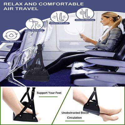 Foot Rest, Airplane Footrest Made with Premium Memory Foam,Head Hammock Portable