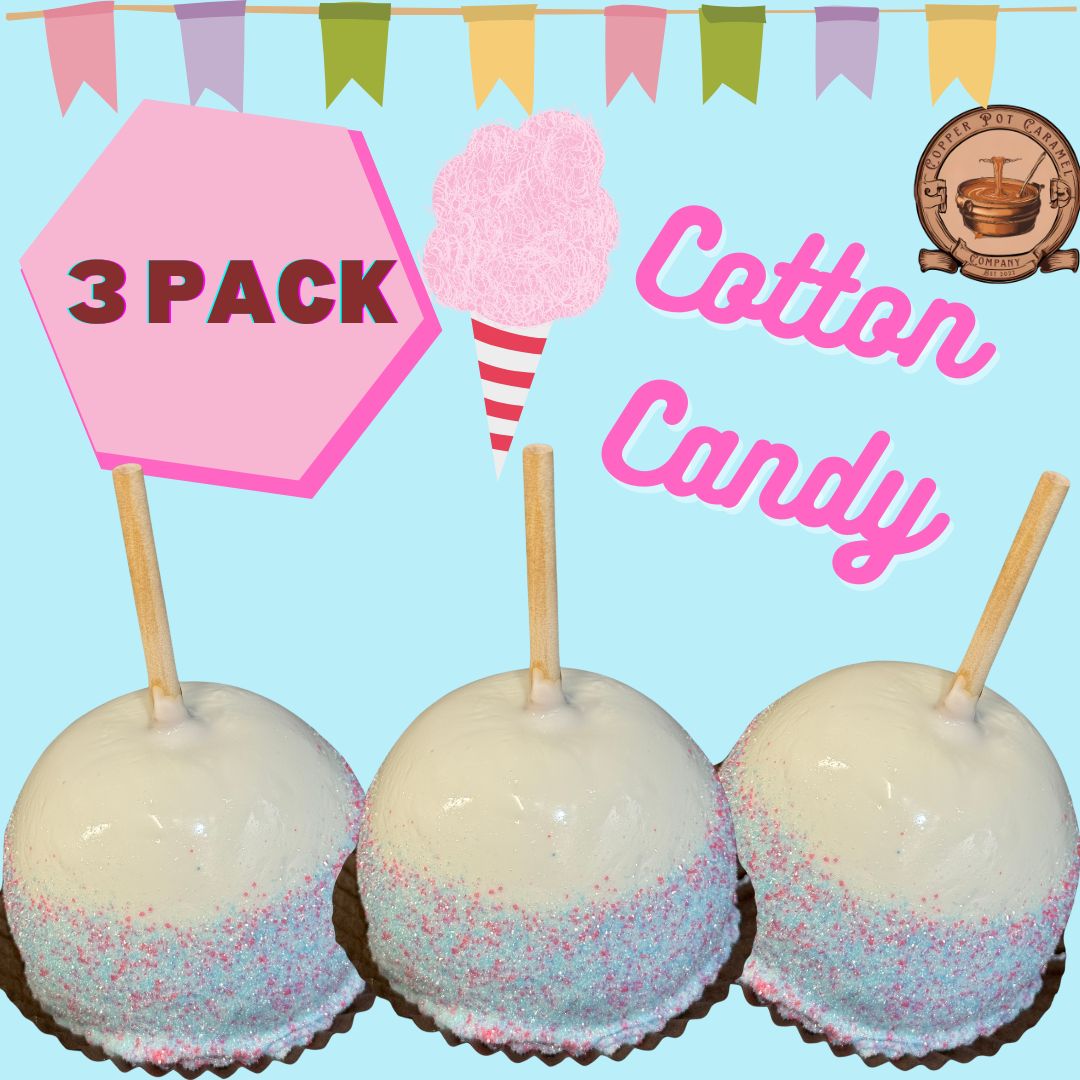 Cotton Candy 3 Pack Bundle Blue Raspberry