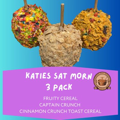 Katies Saturday Morning 3 Pack: Fruity, Cap, Finn