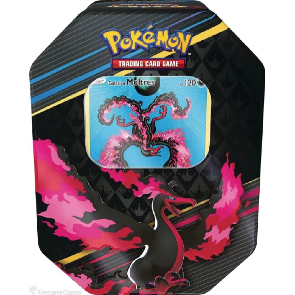 Crown Zenith Tin – Galarian Moltres