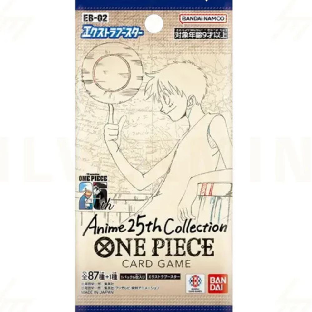 Japanese One Piece Anime 25th Collection EB02 Booster Pack