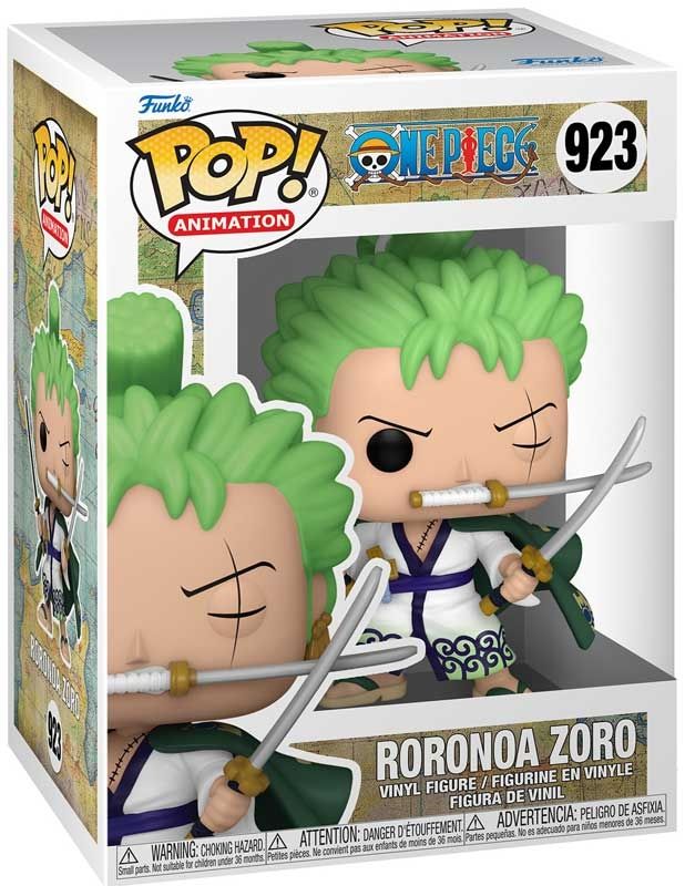 FUNKO POP ANIMATION: ONE PIECE - RORONOA ZORO 923