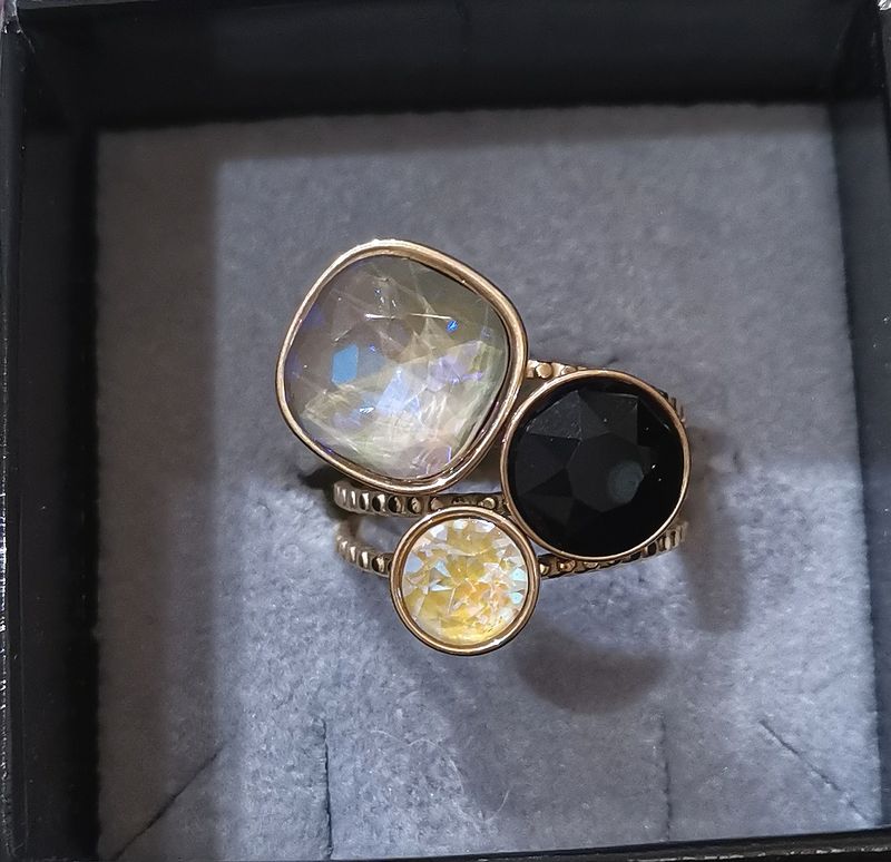 Bague Trylogie 3 en acier inoxydable
