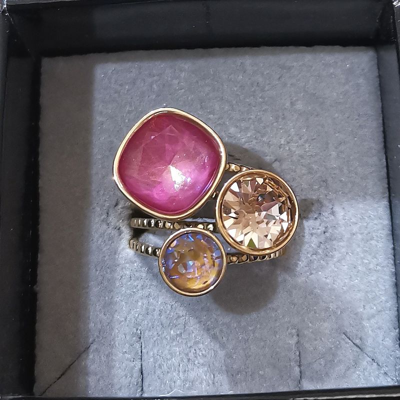 Bague Trylogie 5 en acier inoxydable