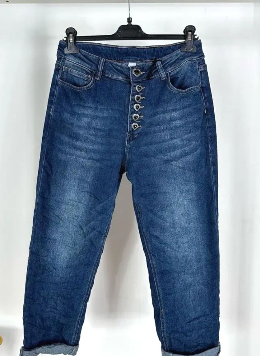 Jeans Boutons Cœur
