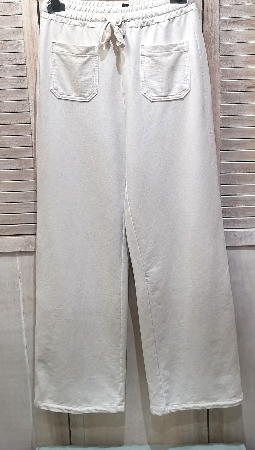 Pantalon style jogging beige
