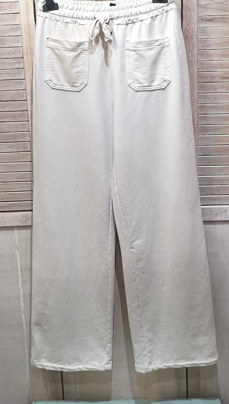 Pantalon style jogging beige