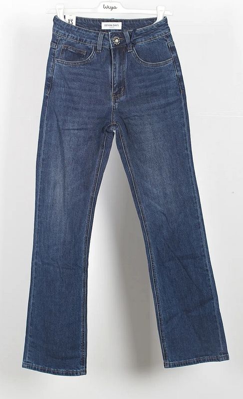 Jeans bouton marguerite