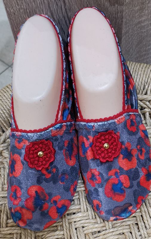Chaussons Coquelicot