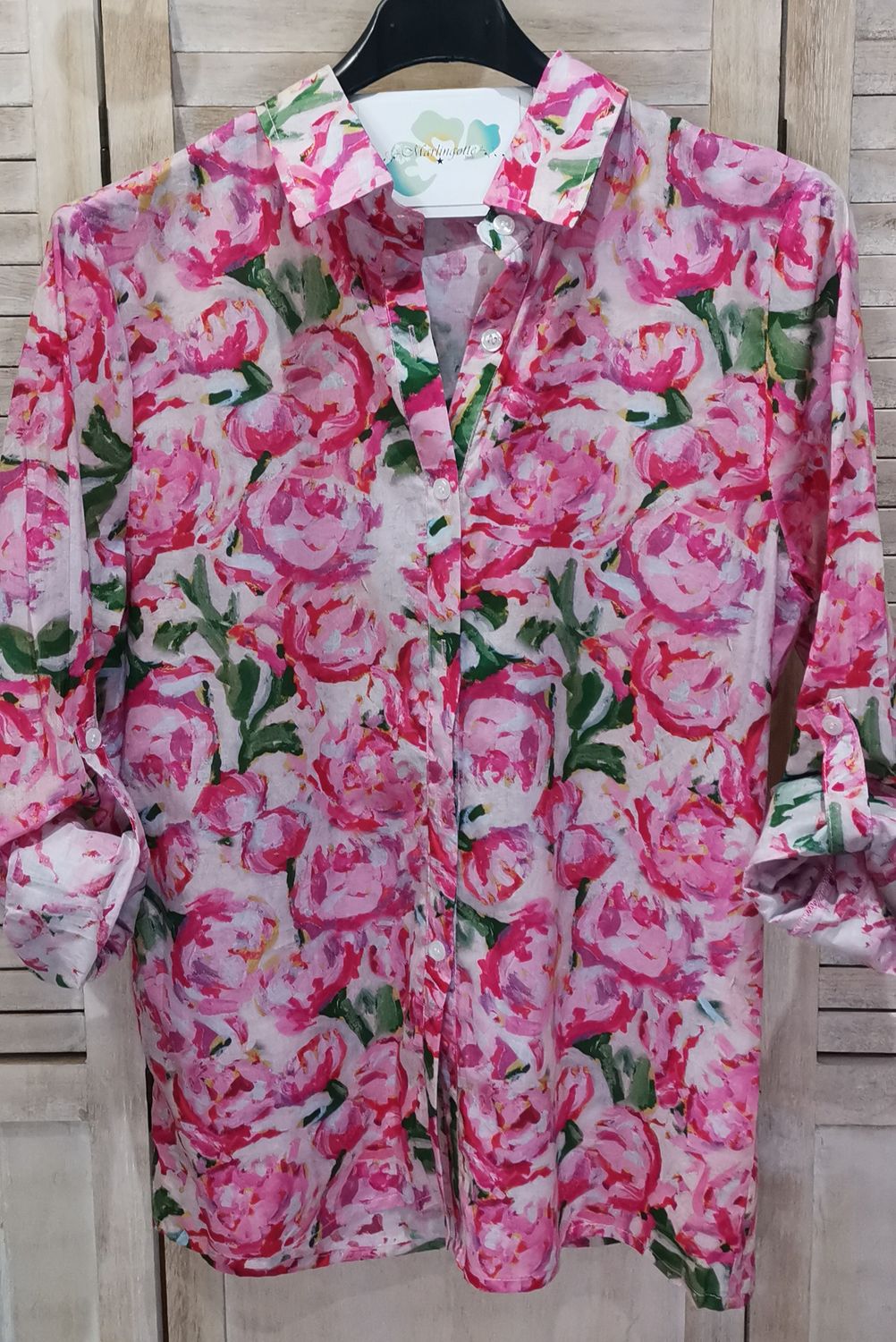 Chemisier &quot;Les roses&quot;