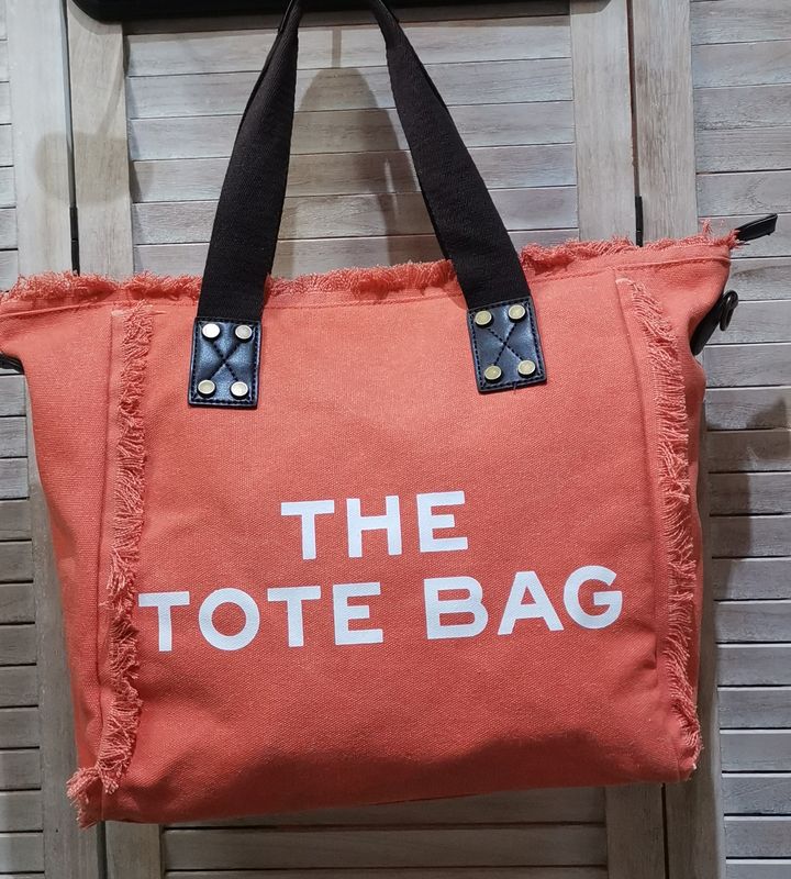 Sac orange &quot;the tote bag&quot;