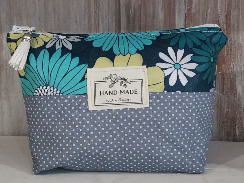 Trousse à maquillage &quot; Marguerites &quot;