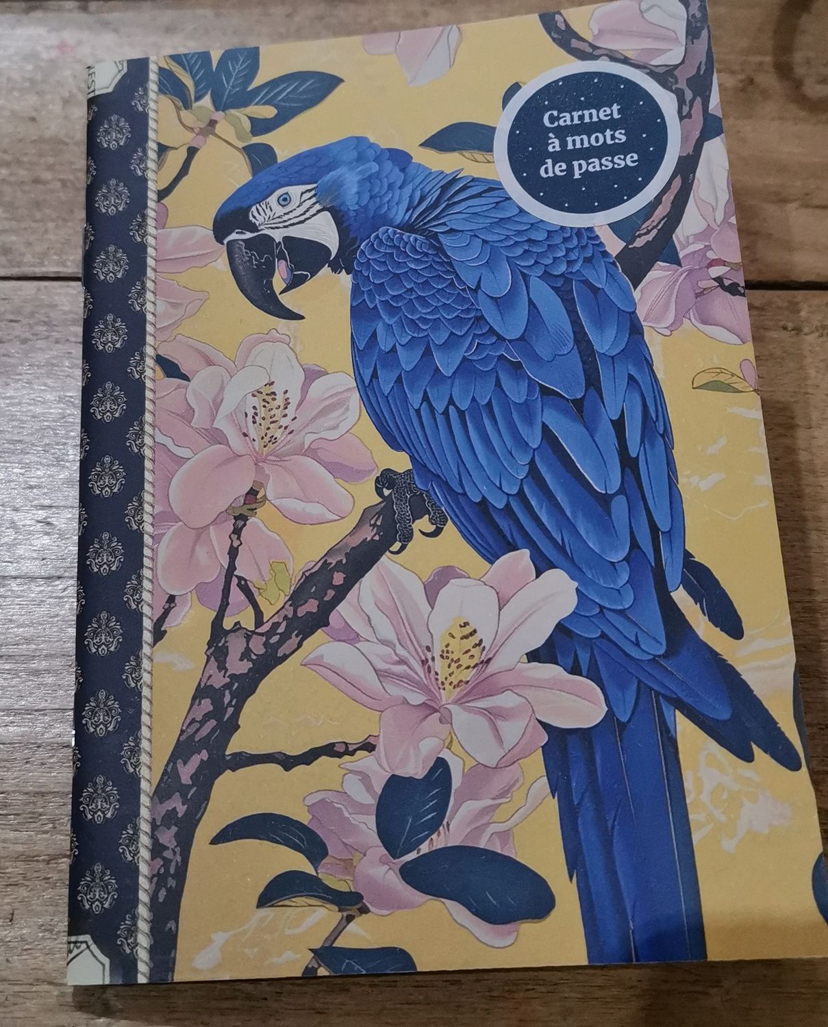 Carnet à mot de passe  &quot; Le perroquet &quot;