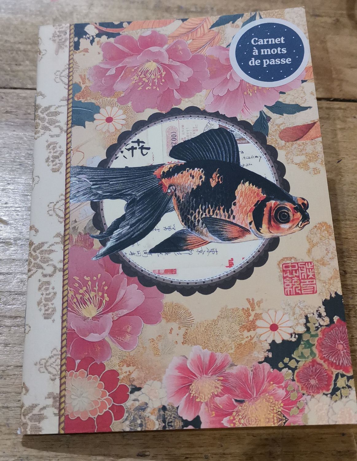 Carnet à mot de passe  &quot; le poisson &quot;