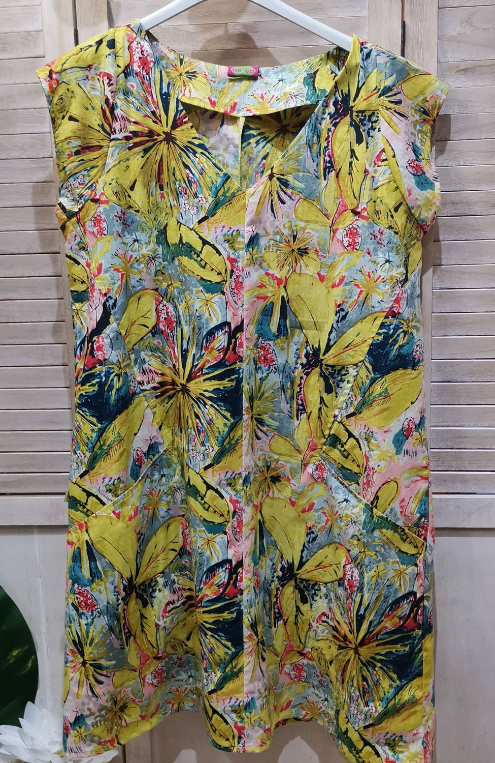 Robe de créatrice à motifs
