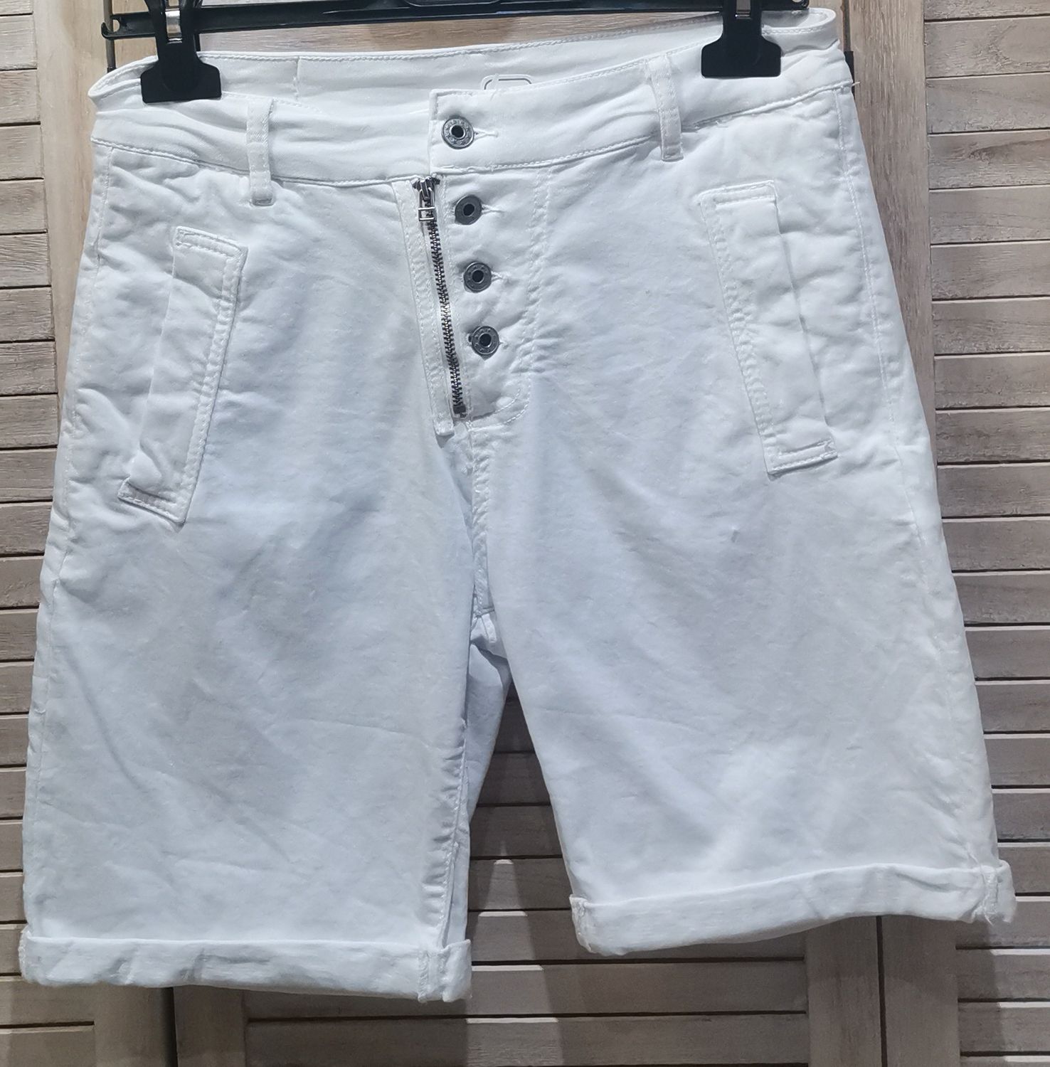 Short melly blanc