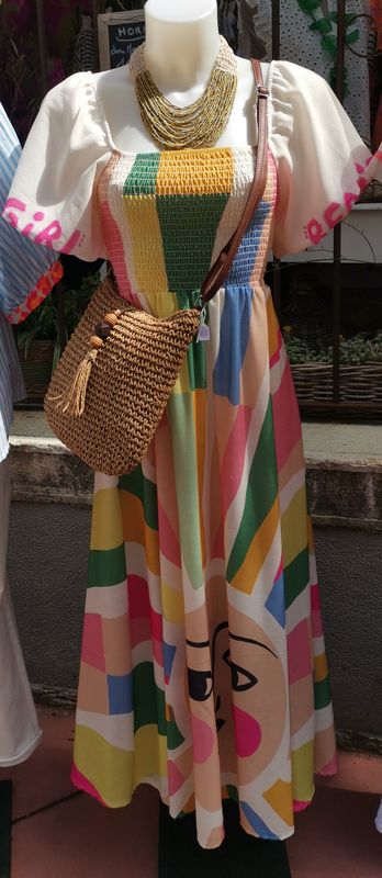 Robe colorée