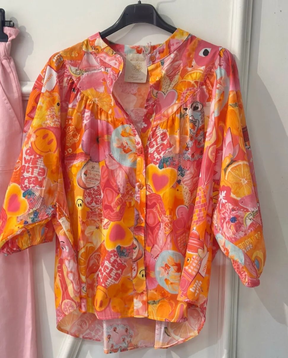 Chemise à motifs