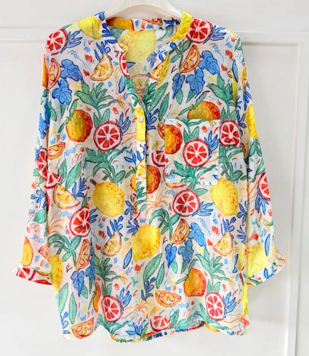 Chemise avec des citrons