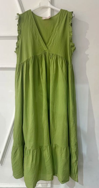 Robe longue verte