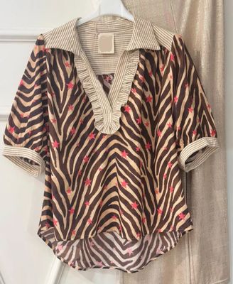 Chemise à motifs