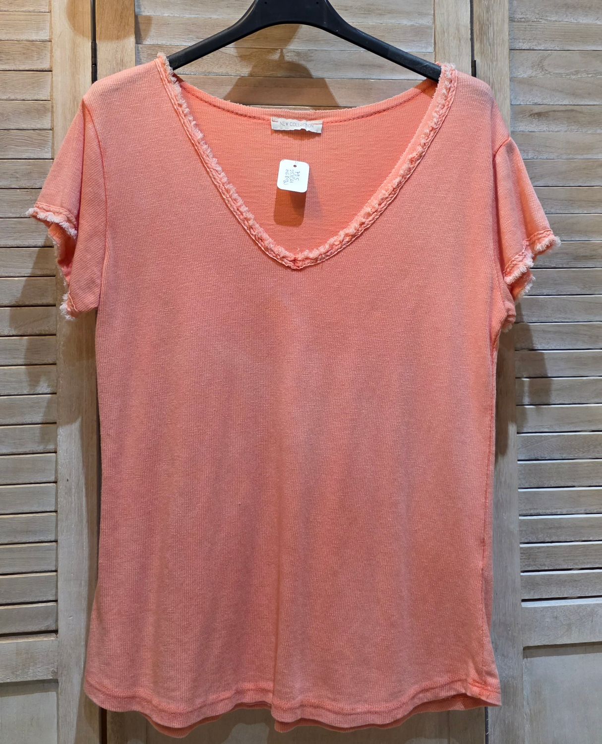 T-shirt corail marbré