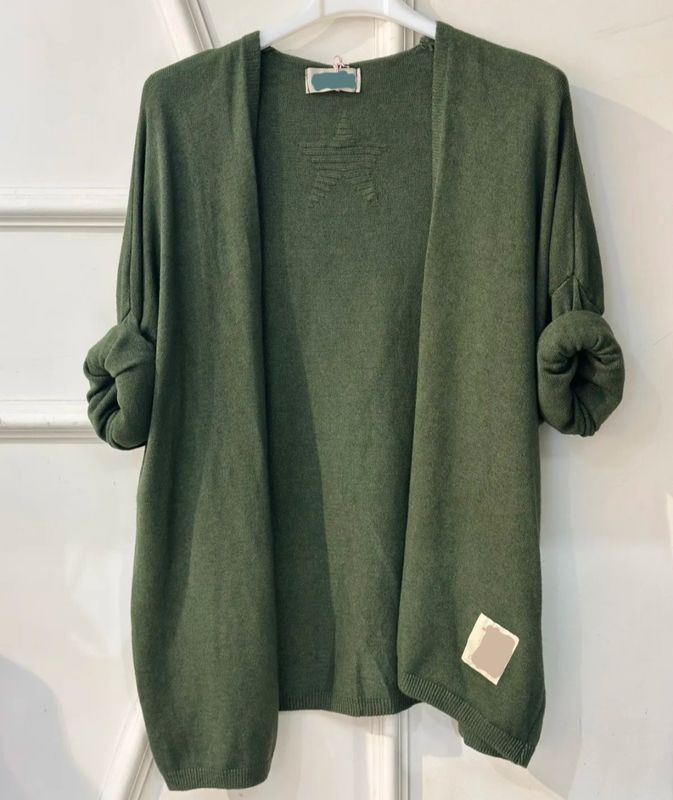 Gilet manches longues, kaki