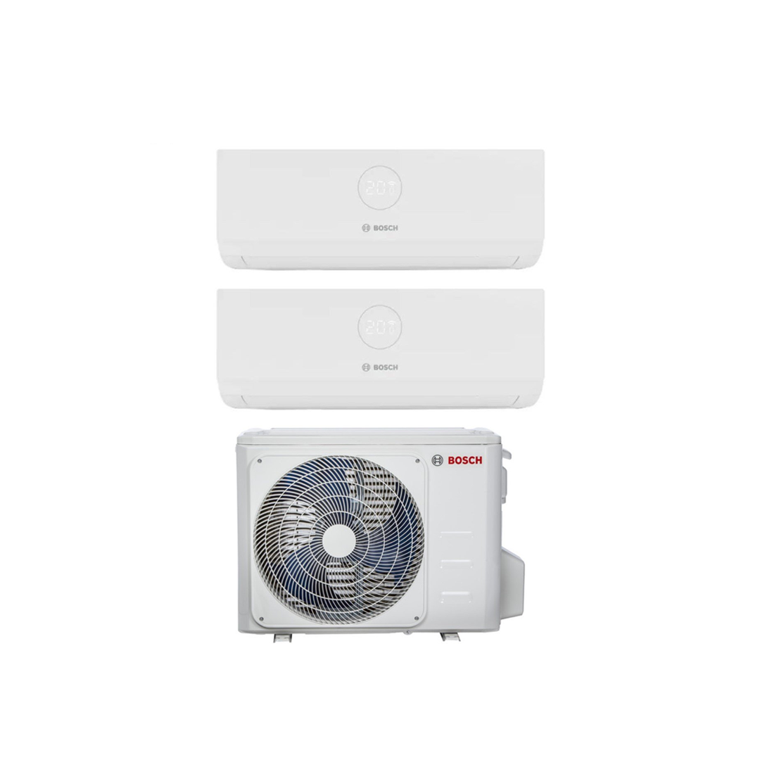 Condizionatore Bosch Dual Split Inverter Serie Climate 3000I 9+12 Con Ms 18 Oue R-32 Wi-Fi Optional