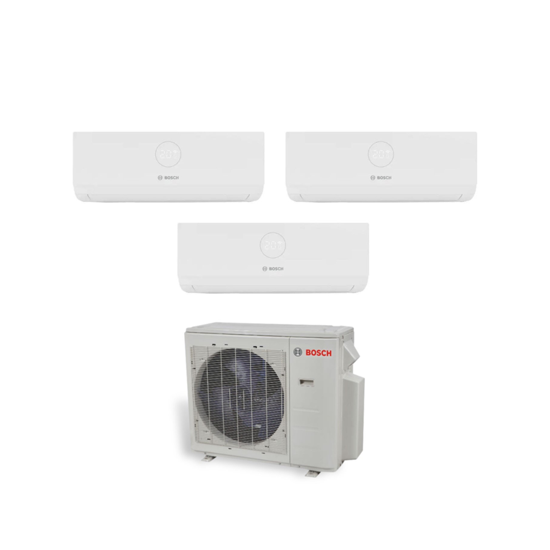 Condizionatore Bosch Trial Split Inverter Serie Climate 3000I 9+9+12 Con Ms 27 Oue R-32 Wi-Fi Optional 9000+9000+12000