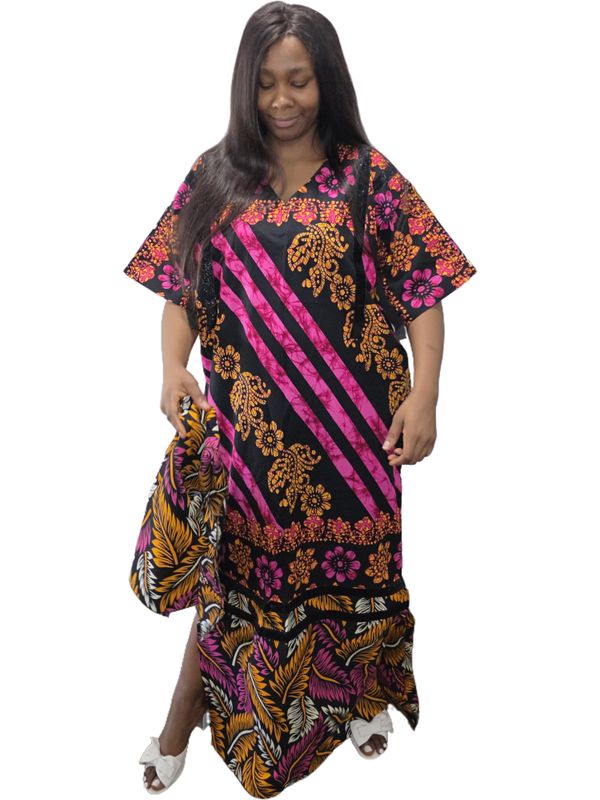 Bubu gown with scalf